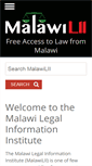 Mobile Screenshot of malawilii.org